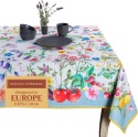 Obrus 100% bawełna Maison d' Hermine 140x180 giverny wiosna lato owoce kwiaty