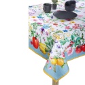 Obrus 100% bawełna Maison d' Hermine 140x180 giverny wiosna lato owoce kwiaty