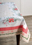 Obrus 100% bawełna Maison d' Hermine 140x180 zima święta
