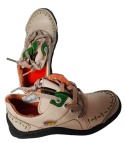 Skórzane Półbuty Damskie SNEAKERSY TMA EYES BUTY Styl Vintage RETRO