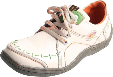 Skórzane Półbuty Damskie SNEAKERSY TMA EYES BUTY Styl Vintage RETRO
