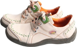 Skórzane Półbuty Damskie SNEAKERSY TMA EYES BUTY Styl Vintage RETRO