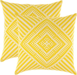 TreeWool 2x Dekoracyjna poszewka na poduszkę bawełna kalejdoskop 60x60