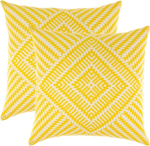 TreeWool 2x Dekoracyjna poszewka na poduszkę bawełna kalejdoskop 60x60