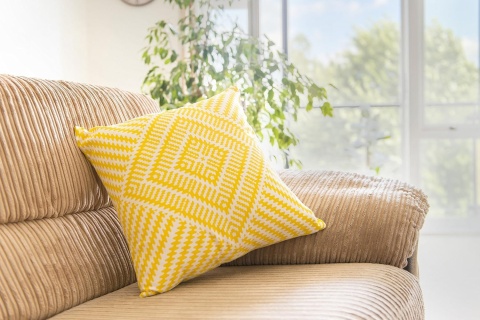 TreeWool 2x Dekoracyjna poszewka na poduszkę bawełna kalejdoskop 60x60