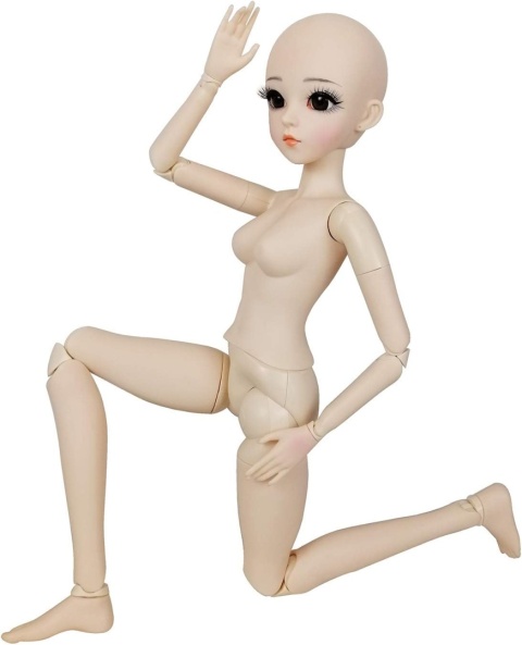Lalka BJD 1/3 Ciało Korpus Ruchomy 56cm 24 Stawy EVA STOI Anime Custom DIY
