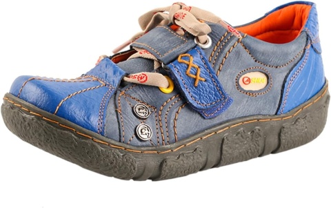 skórzane sznurowane buty płaskie okrągły nosek MOKASYNY CASUAL BOHO PÓŁBUTY 41