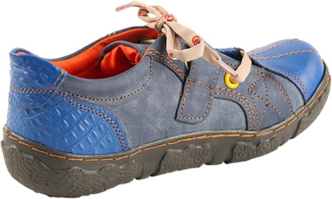 skórzane sznurowane buty płaskie okrągły nosek MOKASYNY CASUAL BOHO PÓŁBUTY 41