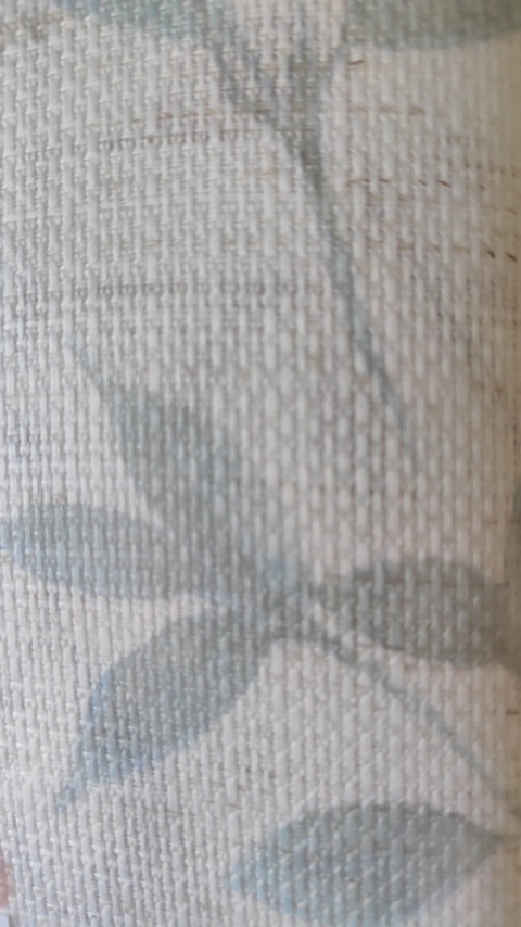 Zasłony komplet 2 sztuki 140x229 Boho Len Liście Kwiaty zasłona kółka