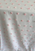 Zasłony Zaciemniające 100% z Pomponami Boho 2szt RÓŻOWE POMPONY